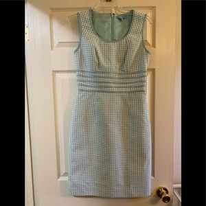 Antonio Melani, aqua polka dot dress